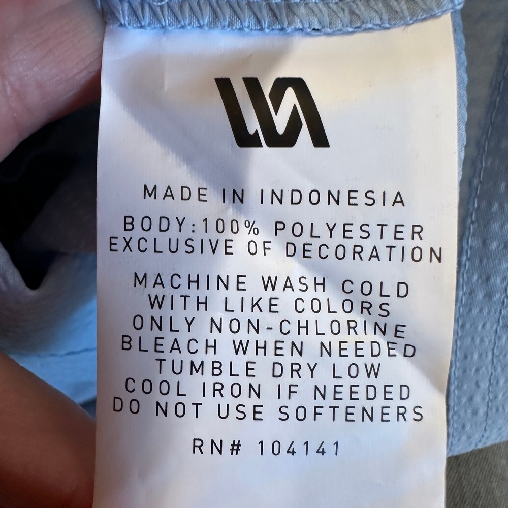 VRST Mens 6" Resort Short Seersucker Faded Blue Relaxed Fit XL‎ Athleisure - Picture 9 of 11